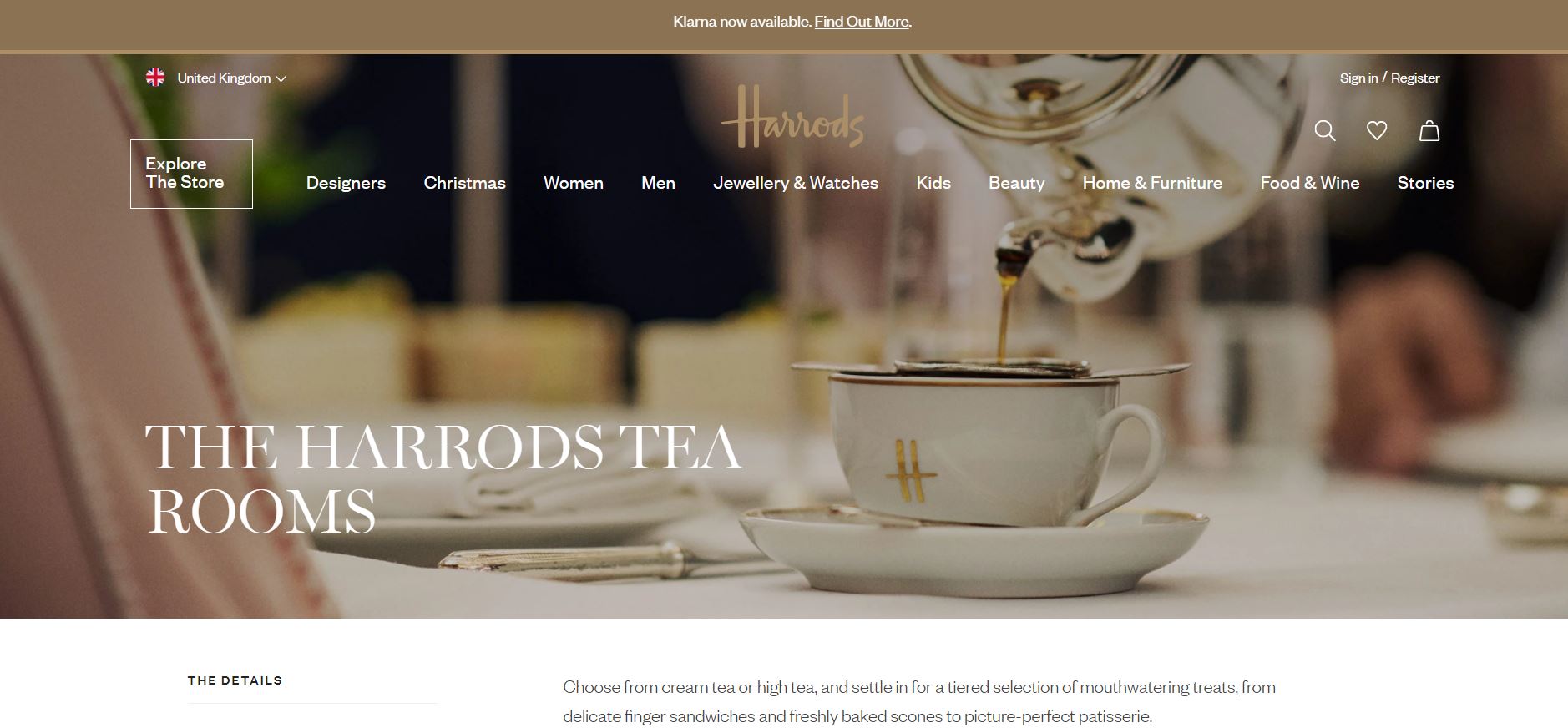 Harrods Tea Rooms