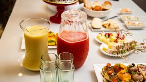 Arrange Creative Food and Drinks