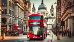 How much does it cost to travel on the London Bus 343 route
