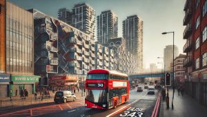 Is the London Bus 343 route accessible for passengers with disabilities