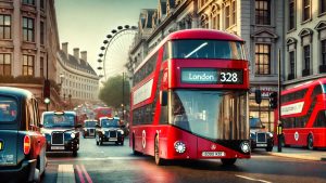 What is the 328 bus route in London