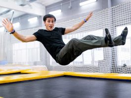 trampoline room london