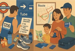 How can runners and spectators prepare for the London Marathon 2025 route