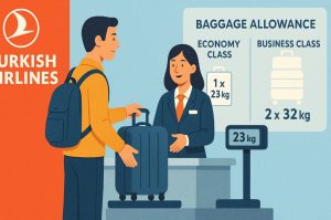 What is the standard Turkish Airlines baggage allowance in 2025
