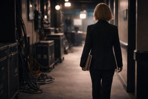 How Does Gill Hinchcliffe Maintain a Low Public Profile While Working in Media